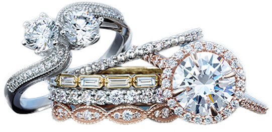 Gorgeous diamond rings