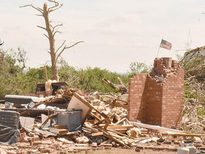 Home damaged by April tornado