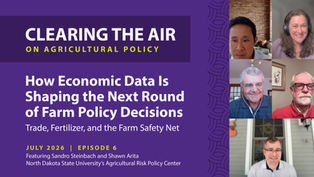 How Economic Data is Shaping the Next Round of Farm Policy Decisions - Clearing the Air Podcast Thumbnail