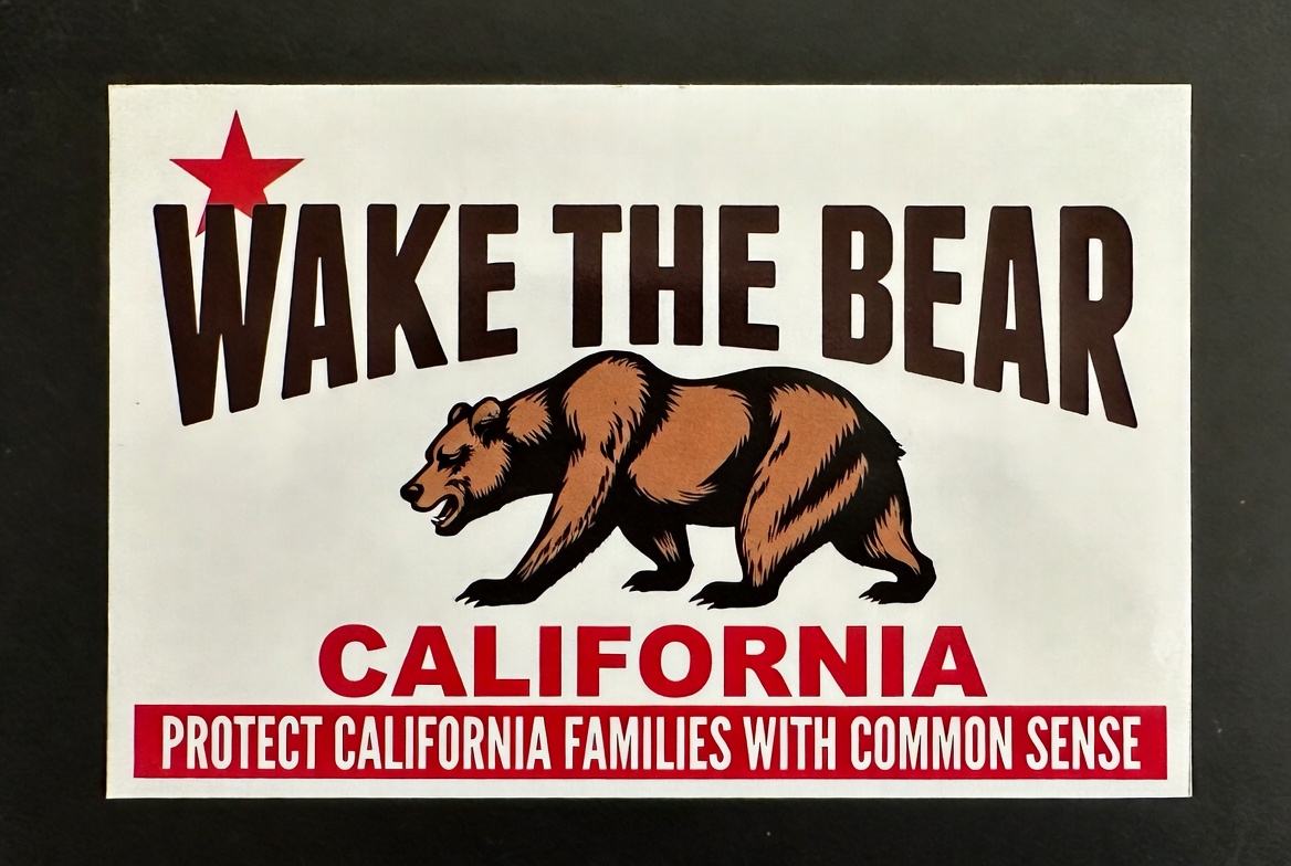 Wake the Bear Bumper Sticker