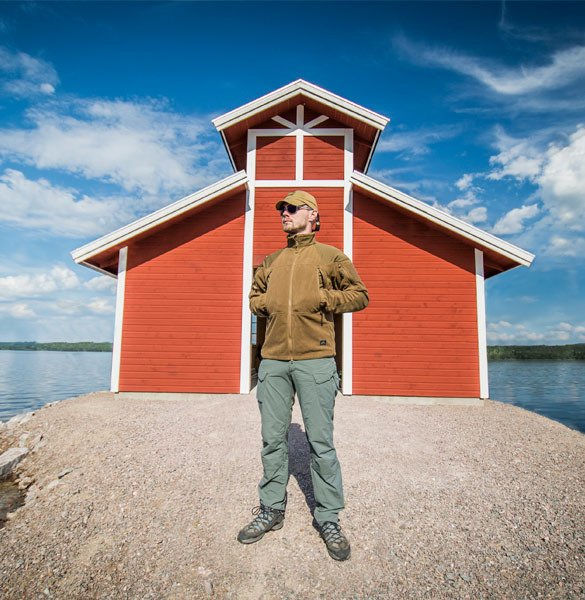 ЯКЕ STRATUS® - HEAVY FLEECE TAIGA зелено