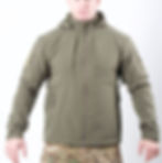 Miniatură: Jacheta Softshell din lana imblanita oliv "FIGHTER'''