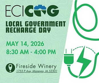 Local Government Recharge Day May 14, 2026 8:30 AM -4:00 PM. At Fireside Winery located at 1755 O Ave, Marengo Iowa, 52301.