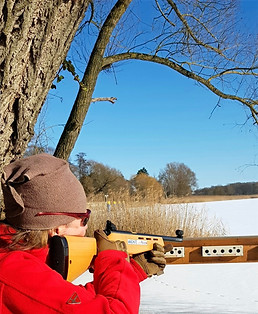Biathlon Lasergewehrschießen