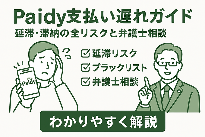 【Paidy支払い遅れガイド】延滞・滞納の全リスクと弁護士に相談すべきケースを徹底解説