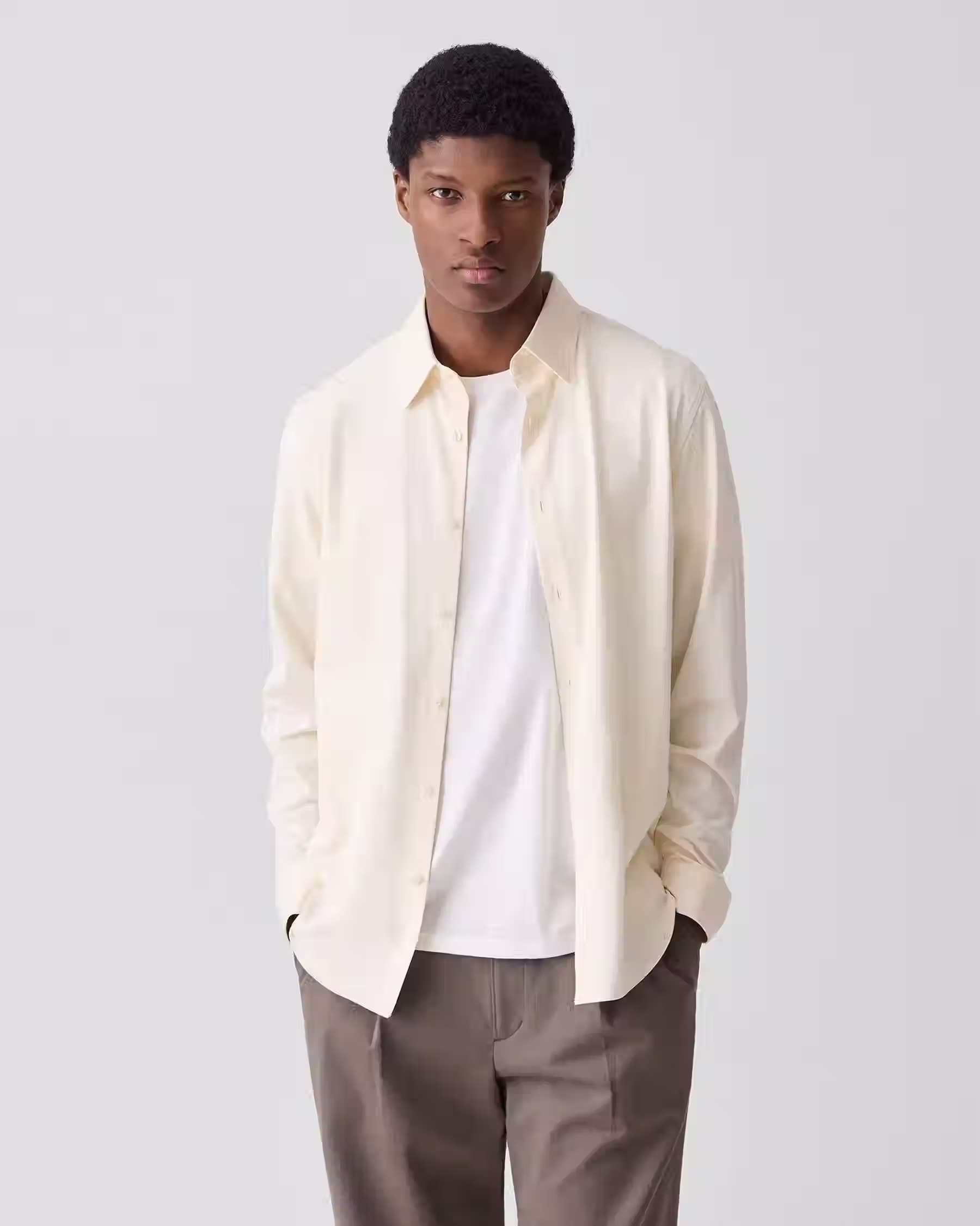 Sylvain Shirt in Structure Knit