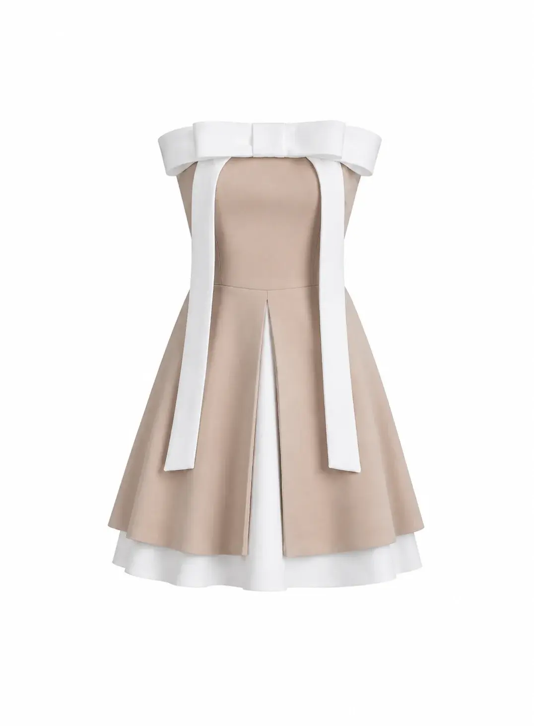 Corset Bow Mini Cocktail Dress Candy