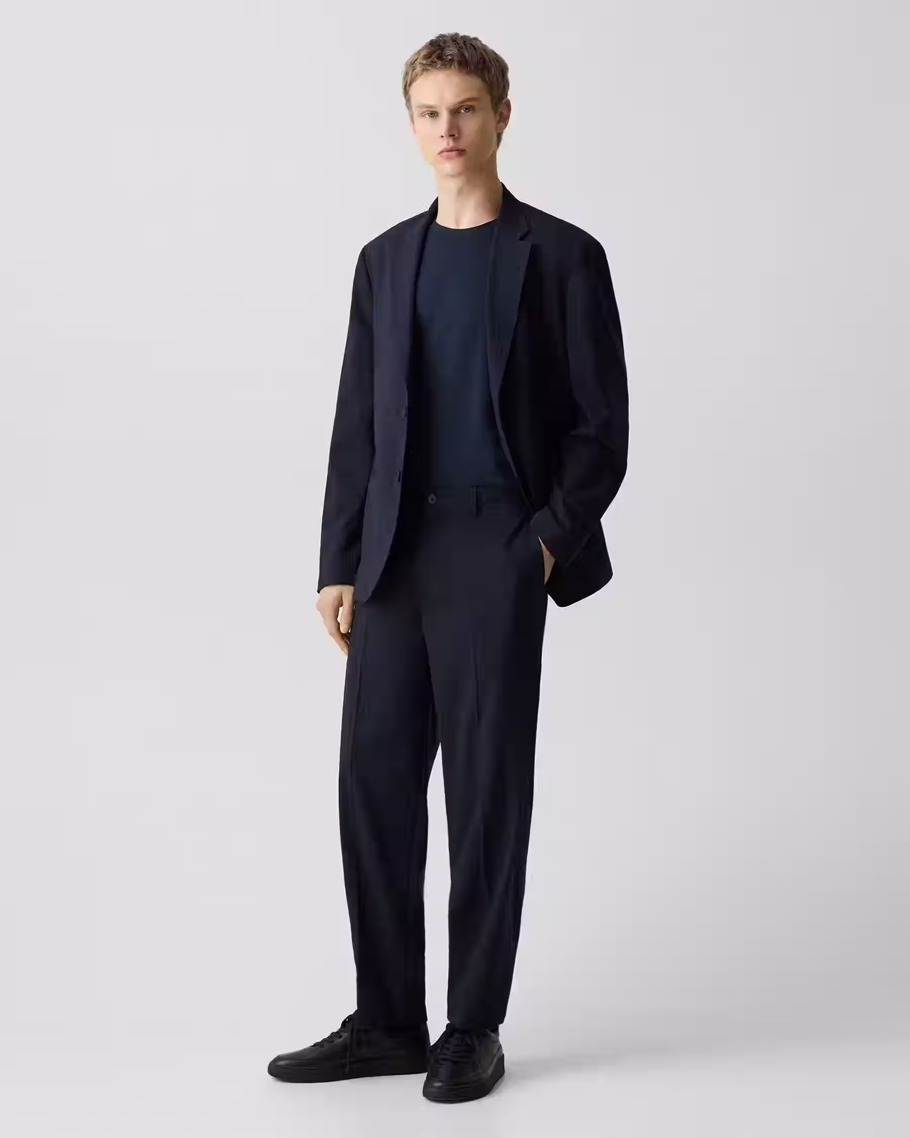 Curtis Drawstring Pant in Motion Wool