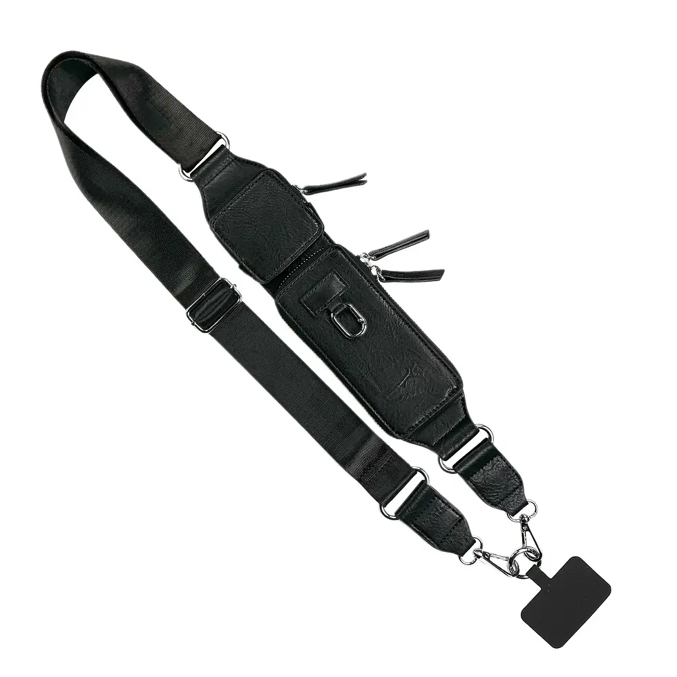 Thumbnail: Zip & Clip RFID Strap in black.