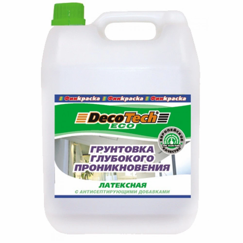 Грунтовка глубокого проникновения DecoTech ECO 10л