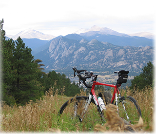 biking in rocky mountain national park