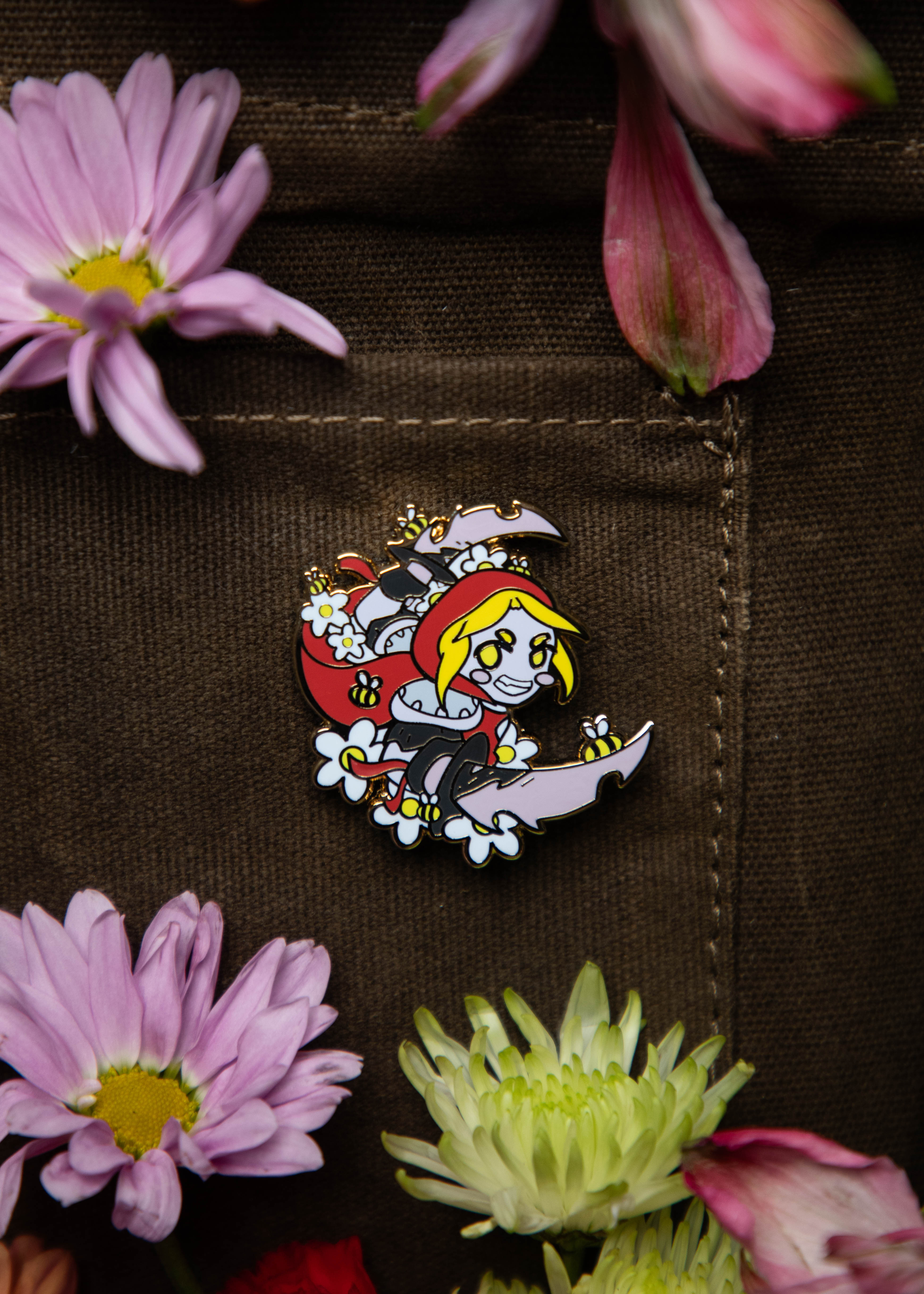 Beekeeper Enamel Pin