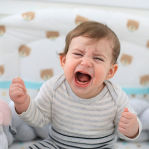 Niño llorando enfadado