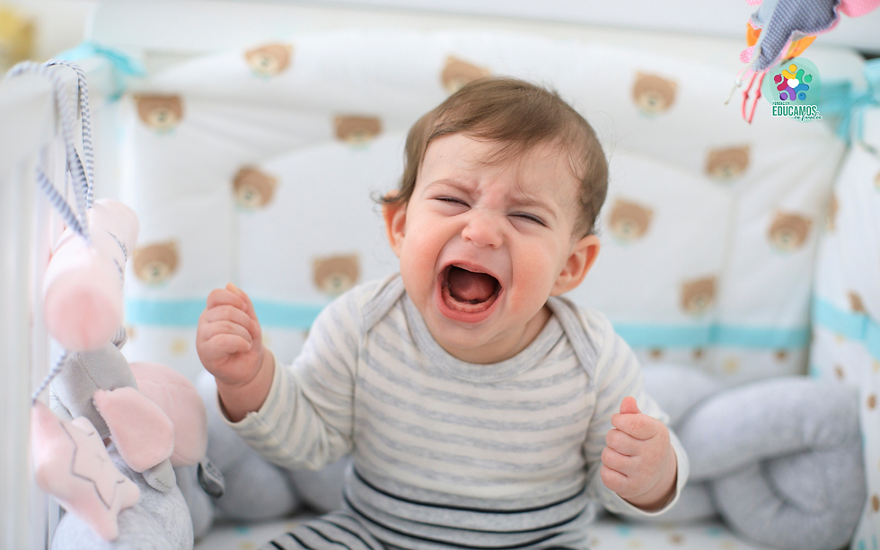Niño llorando enfadado