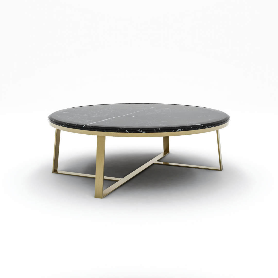 Boston Coffee Table : Boston Coffee Table Bamboo Abode - Ashling faux travertine faux marble coffee table.