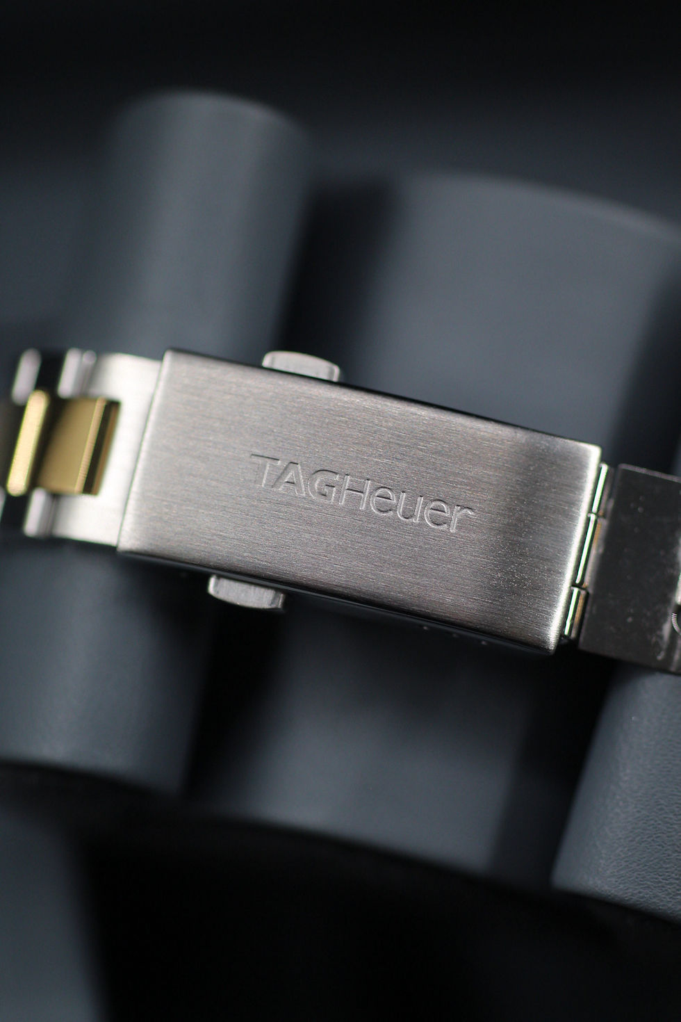 Thumbnail: TAG Heuer Ladies Aquaracer Steel and Gold