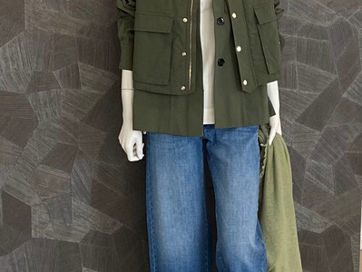 Jacke D. Schumacher 750€, Shirt True Religion 89,90€, Jeans Cambio 139,90€, Schal Pur Schoen 225€