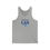 Thumbnail: living that LAX life tank top grey front