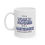 Thumbnail: Work in Progress white ceramic mug 11oz handle left side