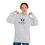 Thumbnail: Soccer Sideline Social Club Hoodie Sweatshirt grey front on girl