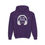 Thumbnail: In my zone youth hooded sweatshirt purple front