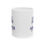 Thumbnail: Work in Progress white ceramic mug 11oz front