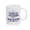 Thumbnail: Work in Progress white ceramic mug 11oz handle right side