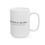 Thumbnail: coffee time ceramic mug 15oz handle on right