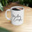Thumbnail: You are enough white ceramic mug 15oz on table