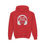 Thumbnail: In my zone youth hooded sweatshirt red front