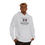 Thumbnail: Soccer Sideline Social Club Hoodie Sweatshirt grey front on guy