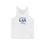 Thumbnail: living that LAX life tank top white front