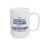 Thumbnail: Work in Progress white ceramic mug 15oz handle right side