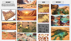 Desert Biome Reference Board