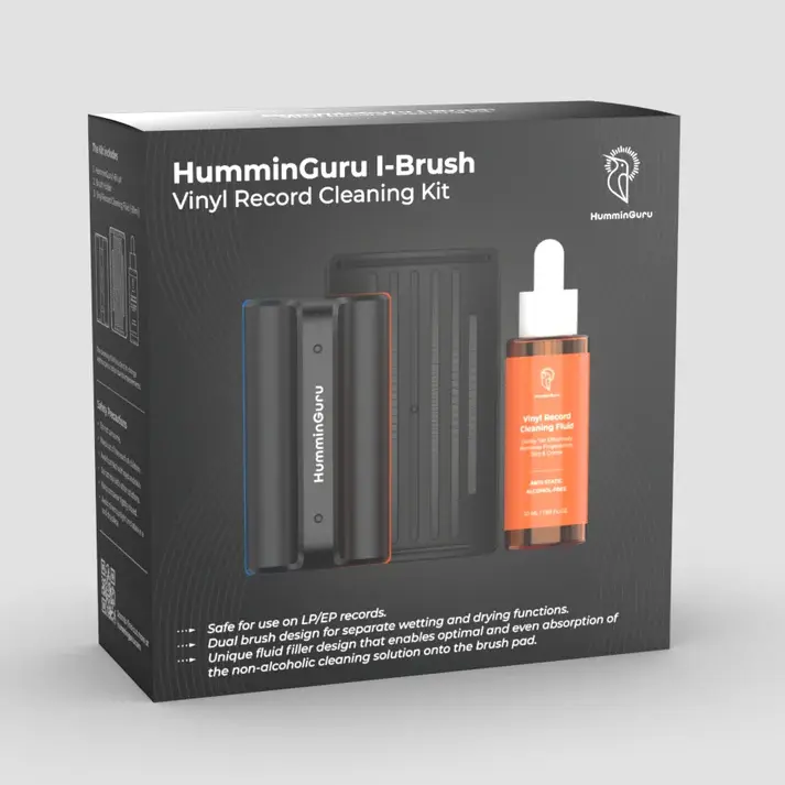 Thumbnail: HumminGuru I-Brush Vinyl Record Cleaning Kit