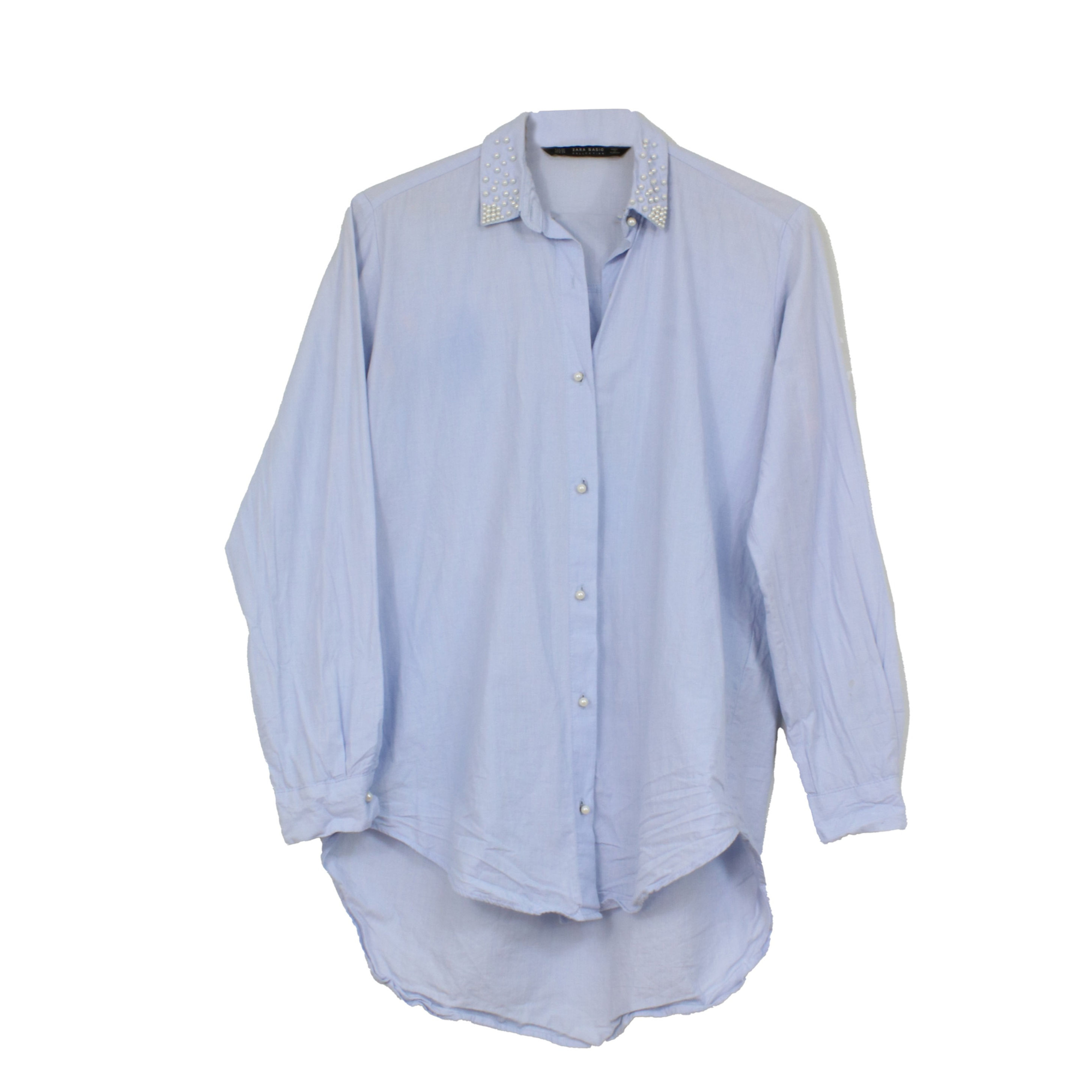 XS\S | ZARA מכופתרת פנינים