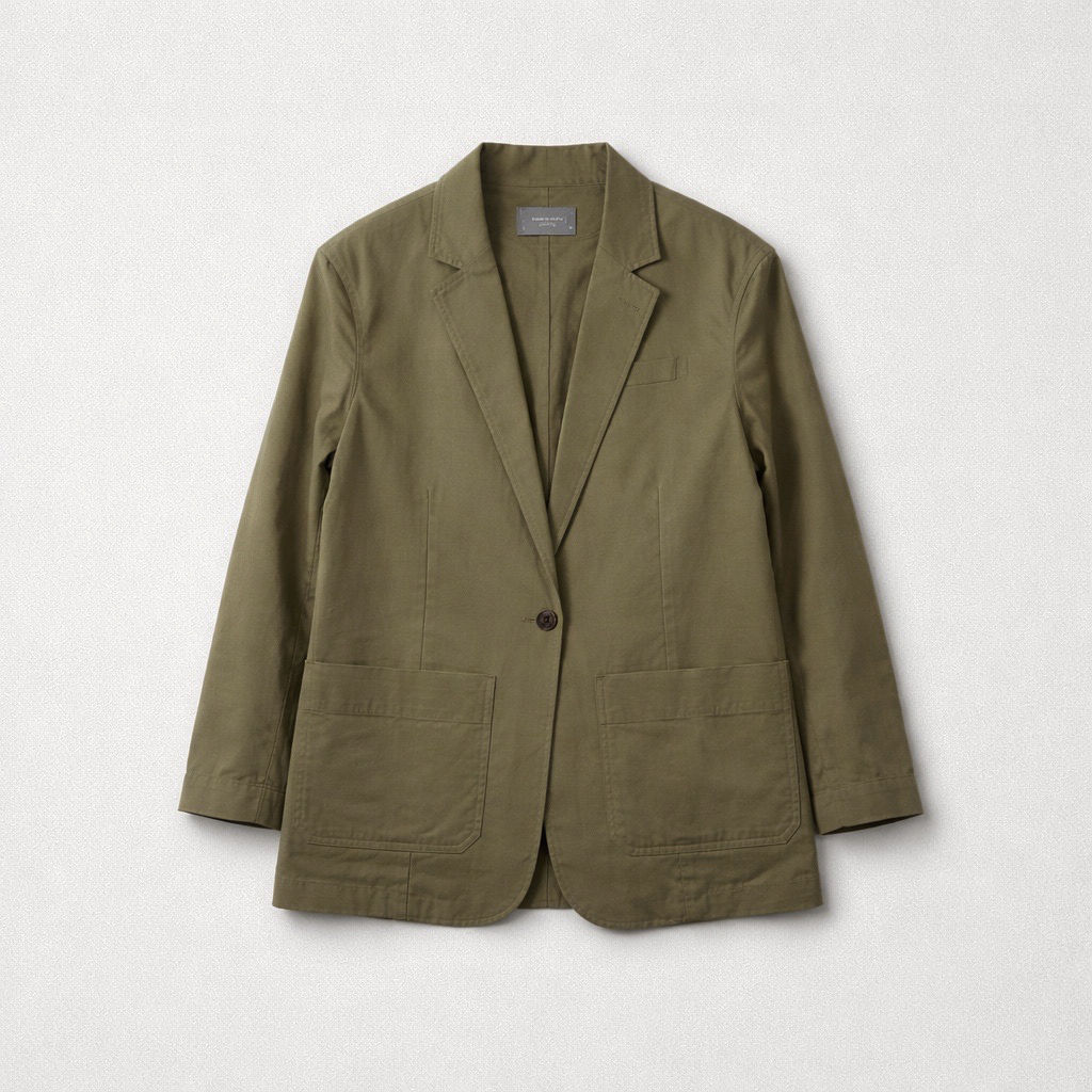 L/XL | EVERLANE ג׳קט חאקי דק