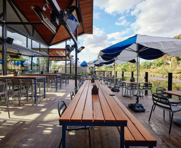 Anglers Tavern commercial furniture project view 2