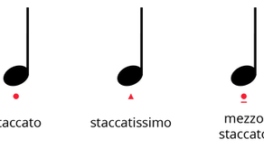 斷奏的長短與彈法？