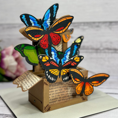 The Butterfly Box Card Made by Mel