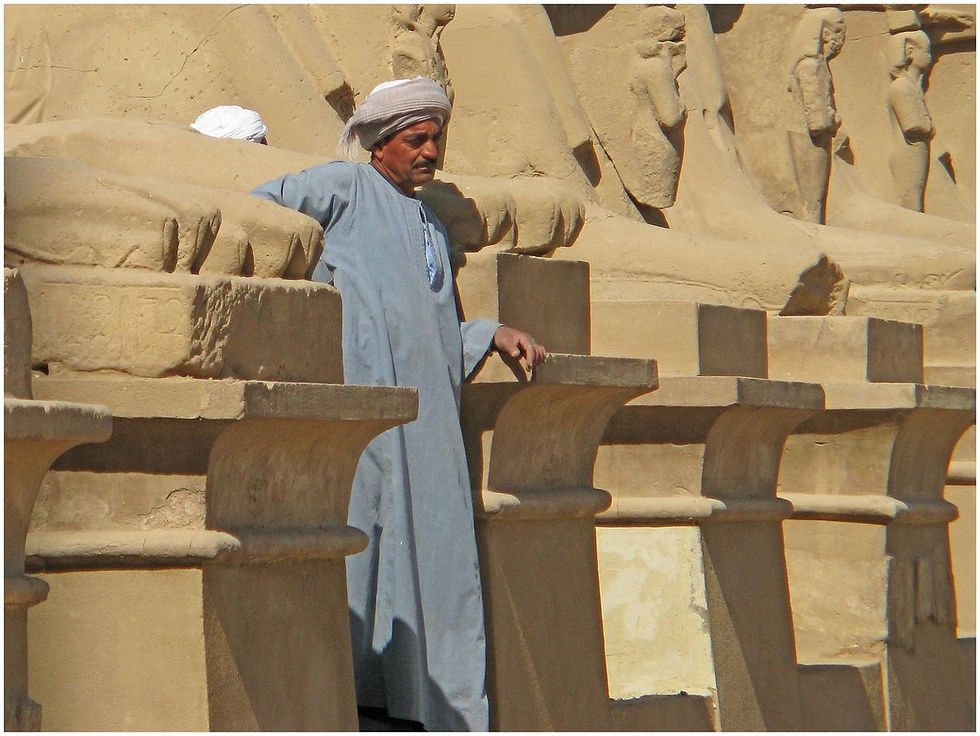 Avenue of the Sphinxes, Karnak Temple, Luxor, Egypt