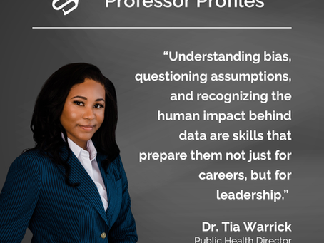 Professor Profiles: Dr. Tia Warrick