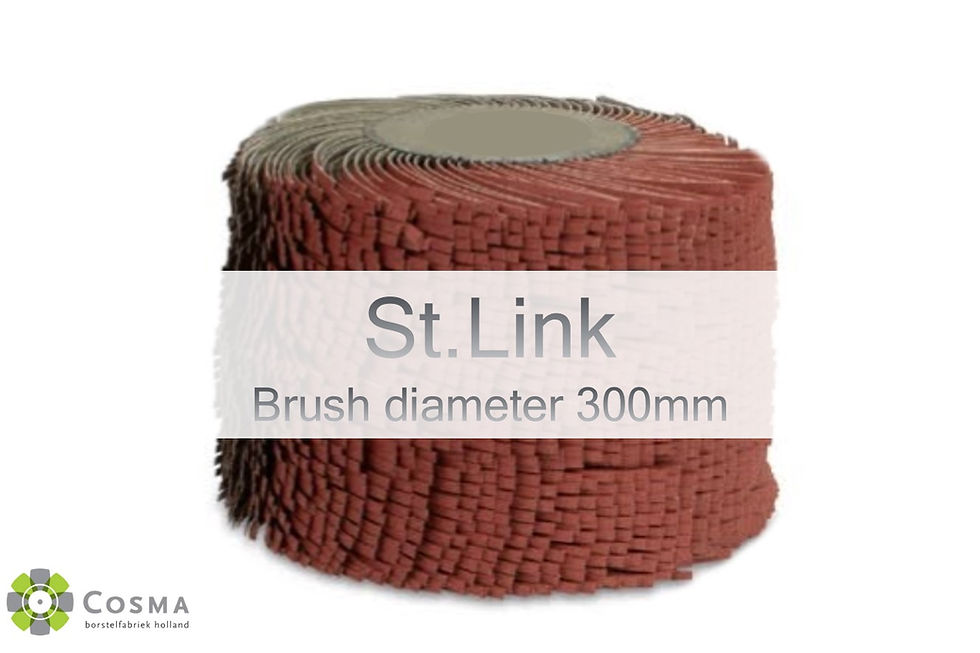Deburring Brush for St-Link Machine 300 mm Brush Diameter made by Cosma Brush Factory