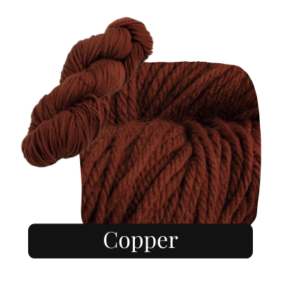 yarn swatch in the color Copper