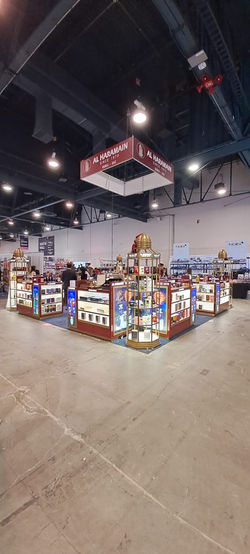 tradeshow perfume booth