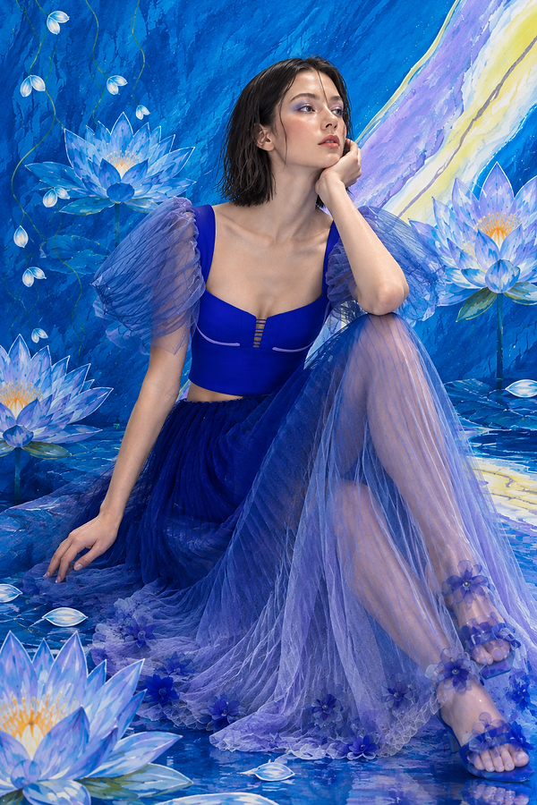 Ethereal Blue Lotus Fashion Portrait.png