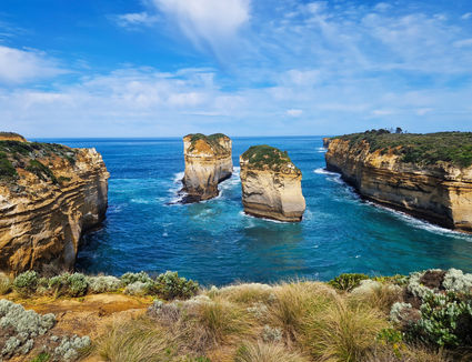 Loch Ard Gorge, located in Port Campbell National Park in Victoria, Australia. Great Ocean Road
