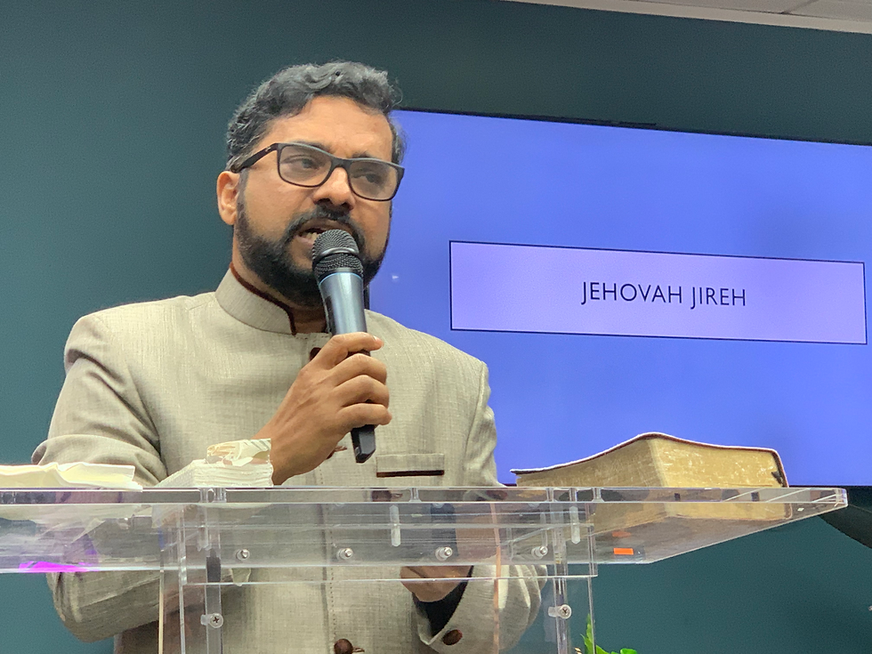 11:00am Sunday Worhip Service with Pastor Reji Varghese