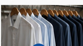Professionally cleaned shirts at an Ottawa dry cleaning shop