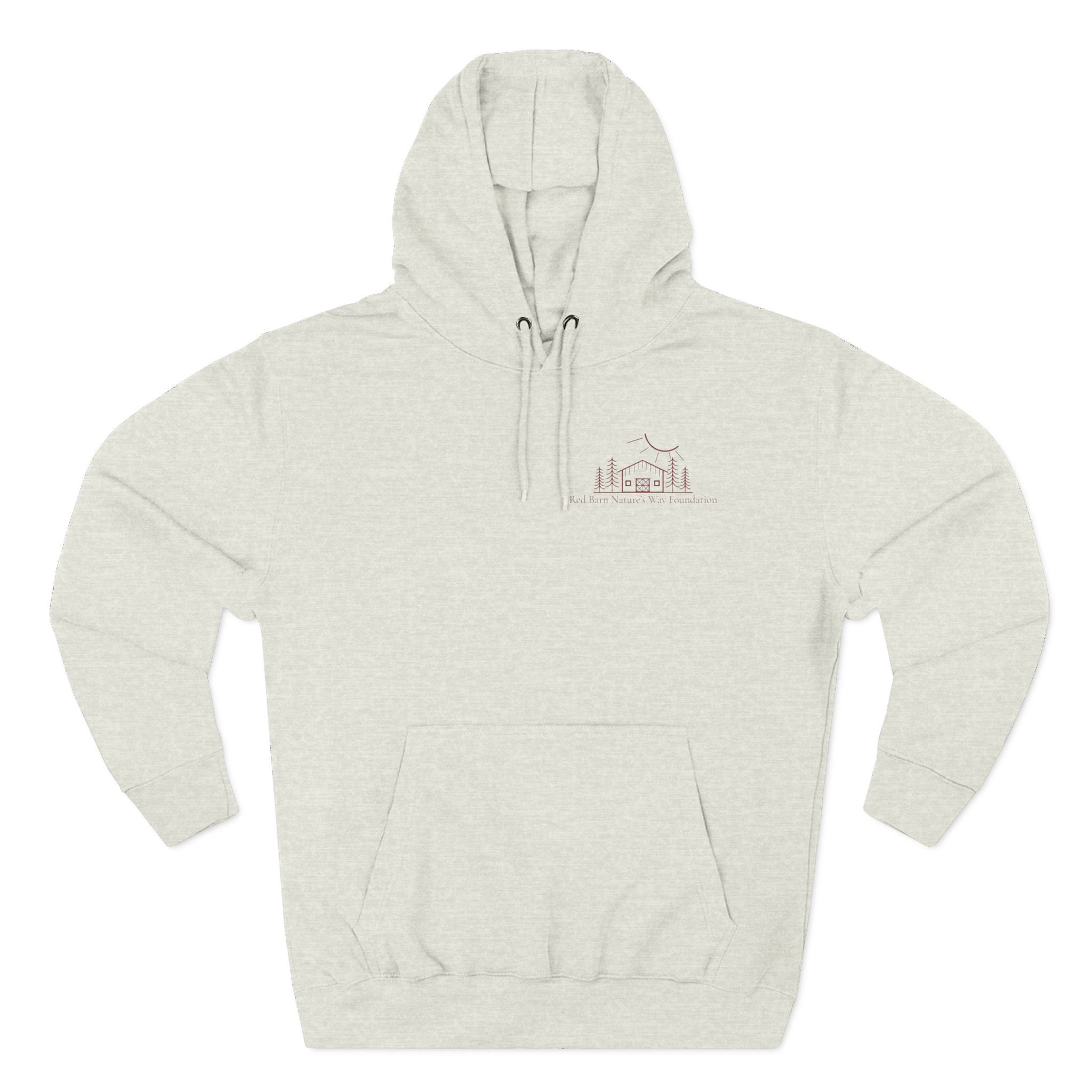 Three-Panel Fleece Hoodie